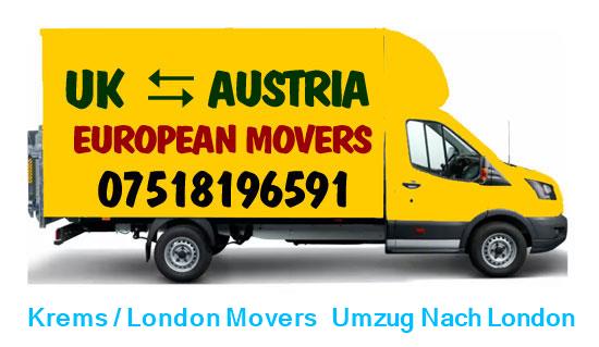 Austria / London UK removals overseas movers